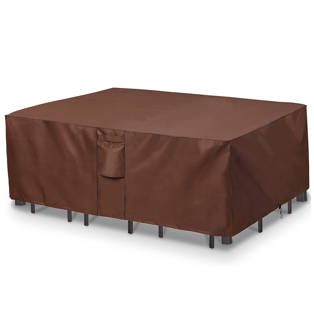 Bistro Table Set - Brązowy 420D HEAVY DUTY zewnętrzny wodoodporny