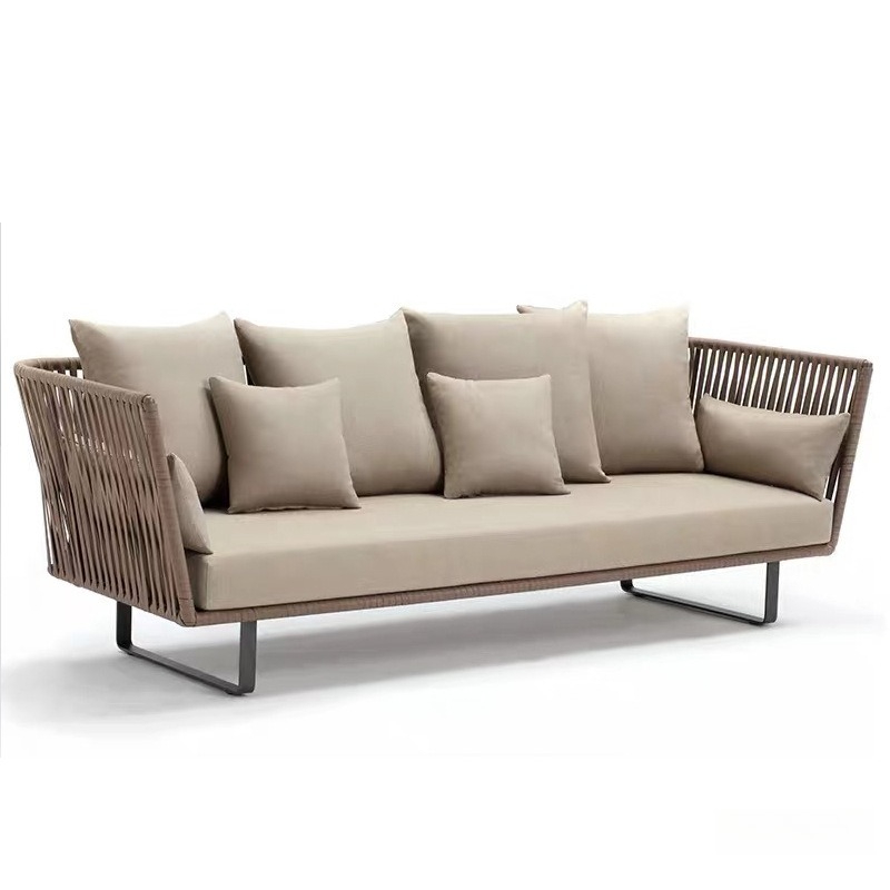 Outdoor Furniture Luxury - Zestaw mebli ogrodowych z rattanu, wodoodporny,