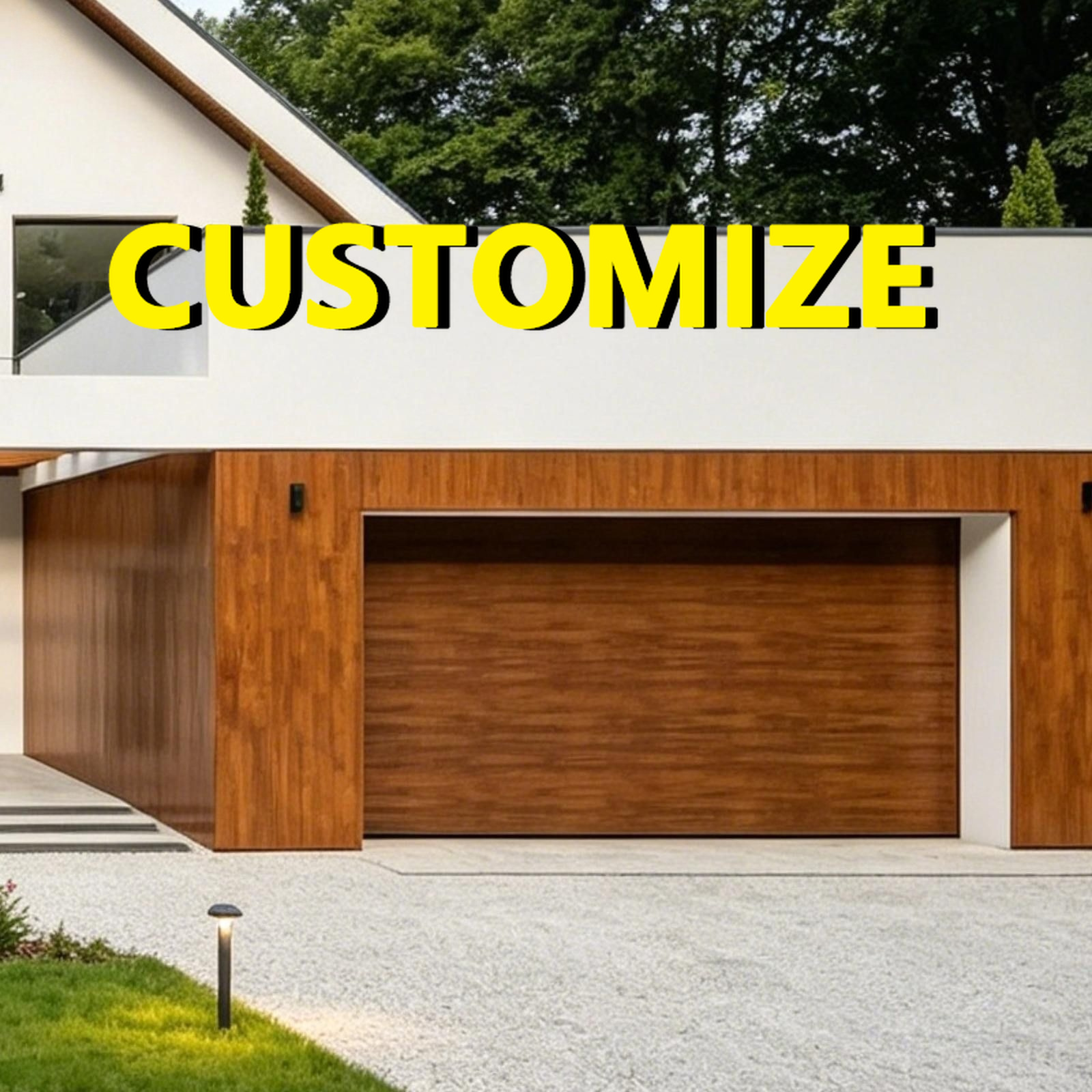 Outdoor Furniture Metal - Drzwi garażowe aluminiowe na wymiar, odporne