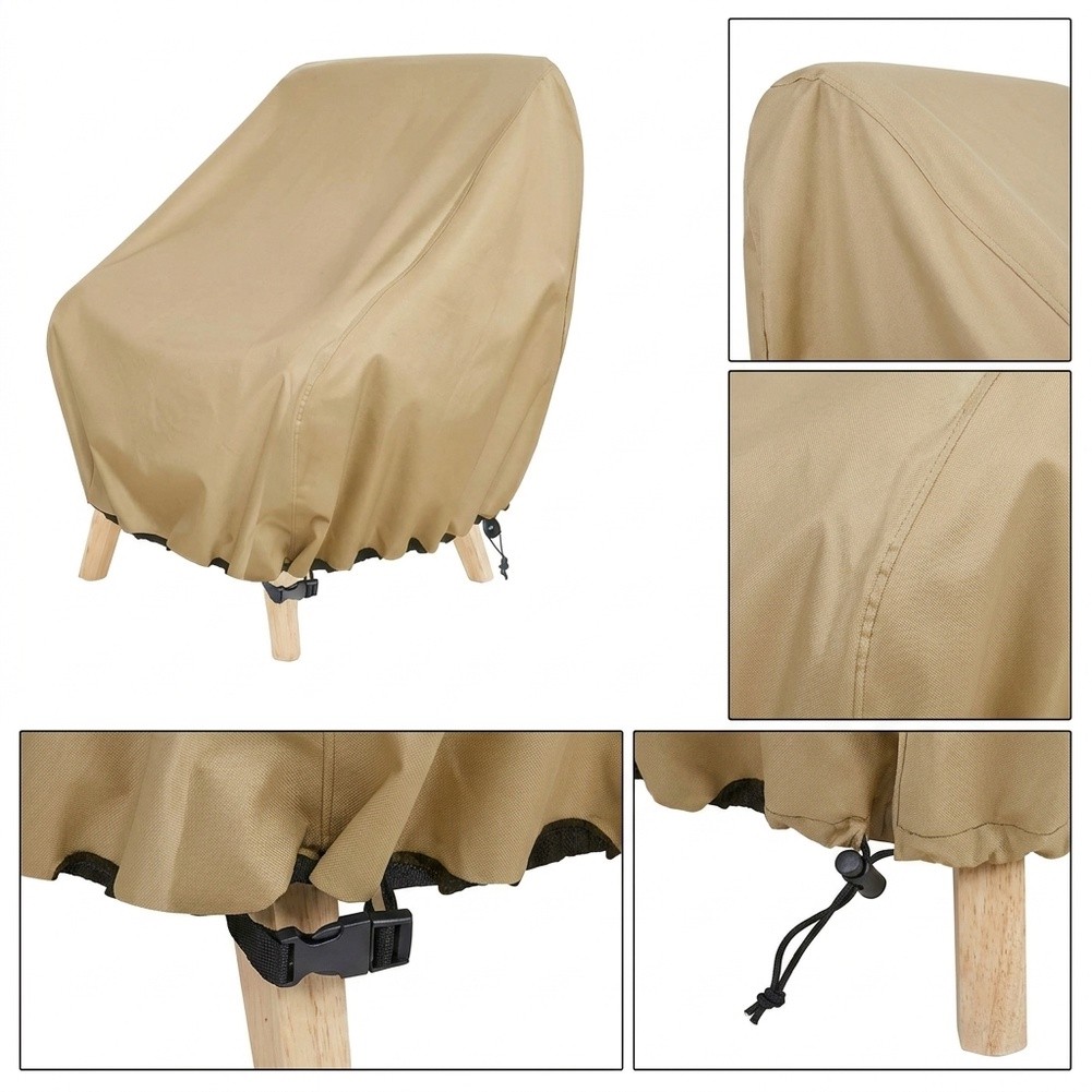 Outdoor Furniture Covers Waterproof - Wodoodporny Pokrowiec na Krzesło Ogrodowe, Pokrowiec
