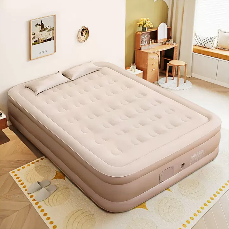 Outdoor Furniture Luxury - Materac dmuchany Queen z wbudowaną pompą