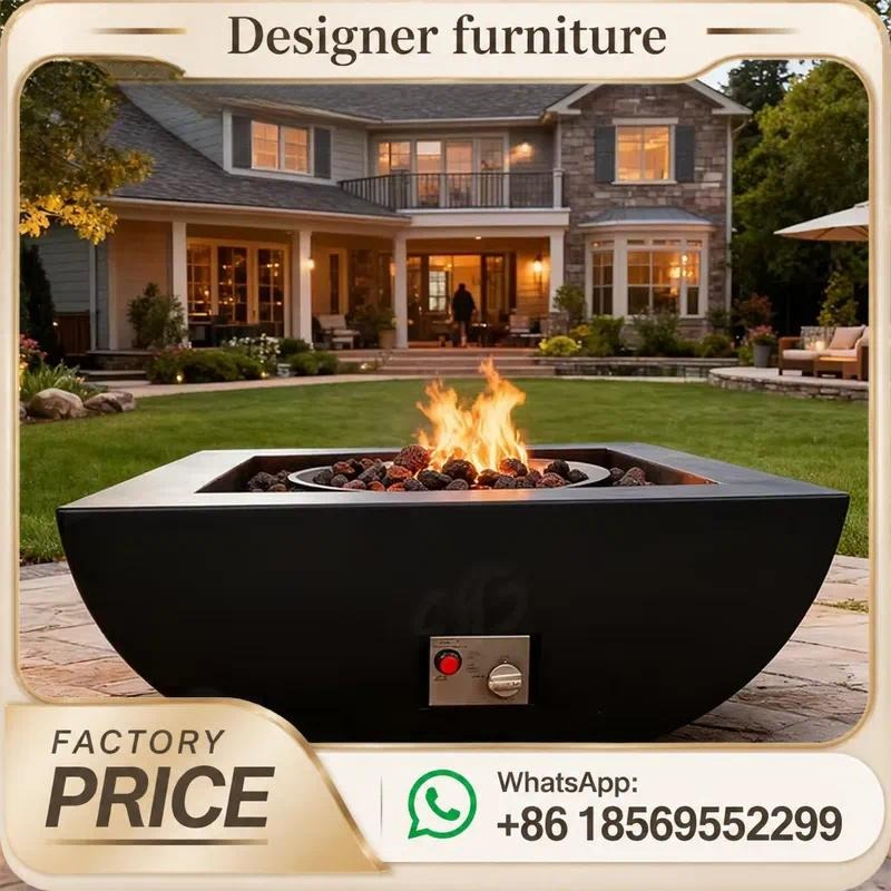 Outdoor Furniture Fire Table - Niestandardowy stół z palnikiem gazowym do