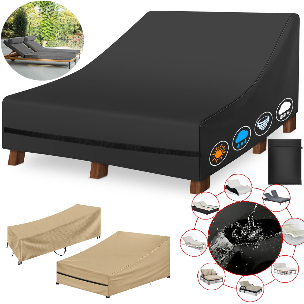 Outdoor Daybed Furniture - Wodoodporny Pokrowiec na Leżak Ogrodowy Podwójny/Pojedynczy