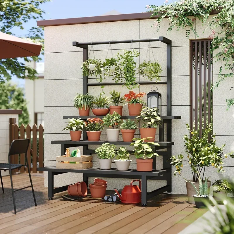Warstwowa półka na rośliny uni – Outdoor Furniture Luxury recenzja i cena