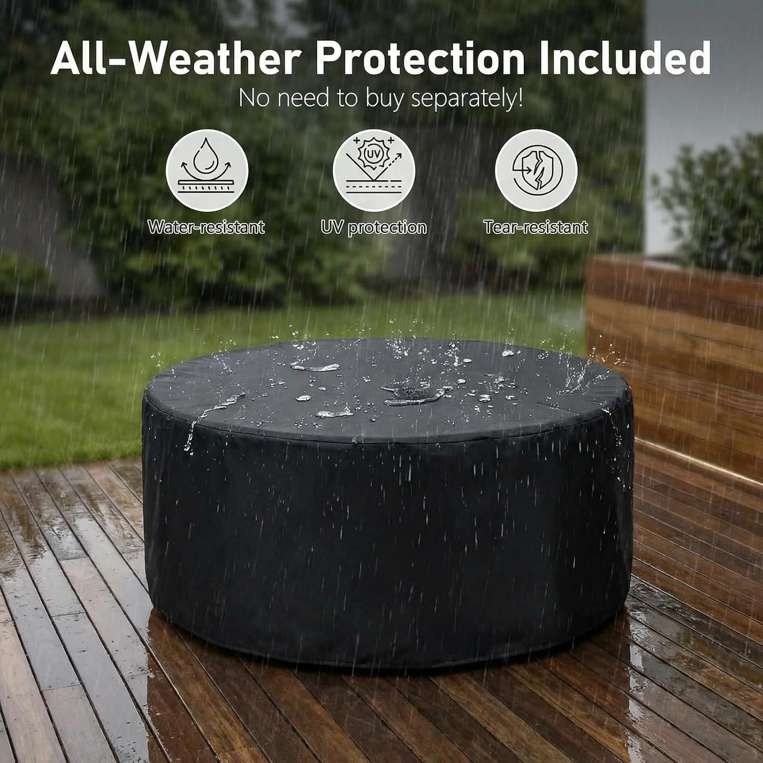 Okrągły zestaw palnika gazoweg – Outdoor Furniture Fire Table recenzja i cena