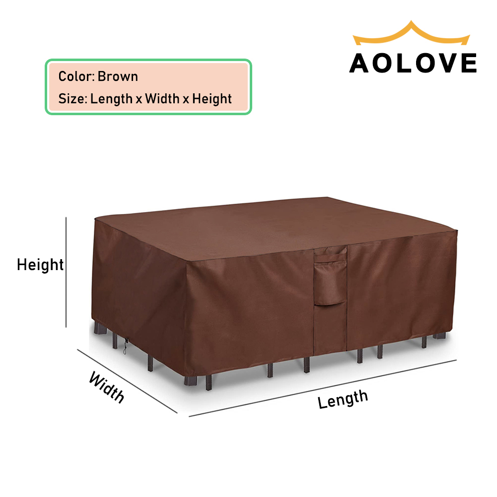 Brązowy 420D HEAVY DUTY zewnęt – Bistro Table Set recenzja i cena