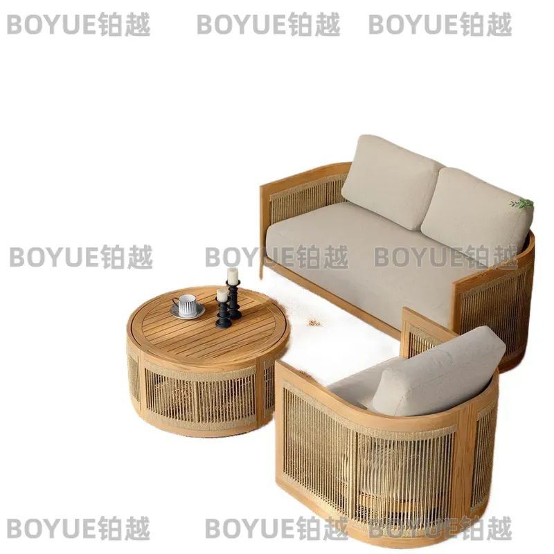 Zestaw mebli ogrodowych z drew – Rattan Lounge Set recenzja i cena