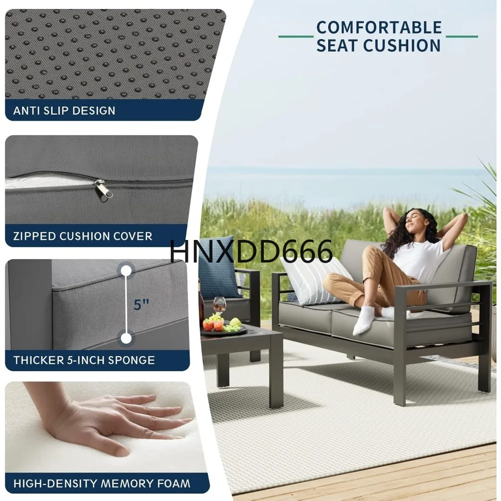 Zestaw mebli ogrodowych z stoł – Outdoor Furniture Fire Table recenzja i cena