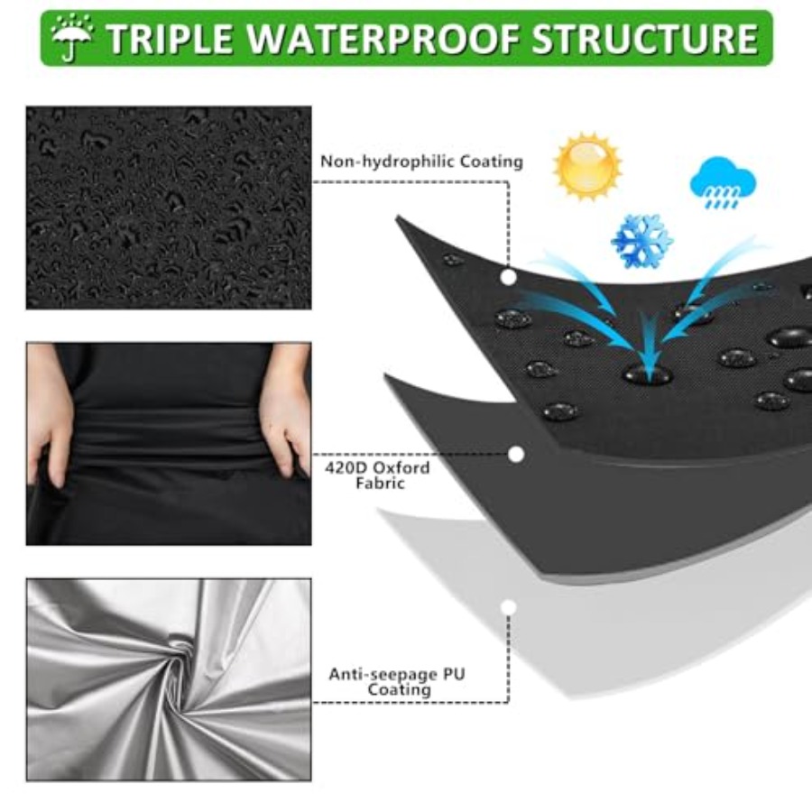 Okrągłe pokrowce na meble ogro – Outdoor Furniture Covers Waterproof recenzja i cena