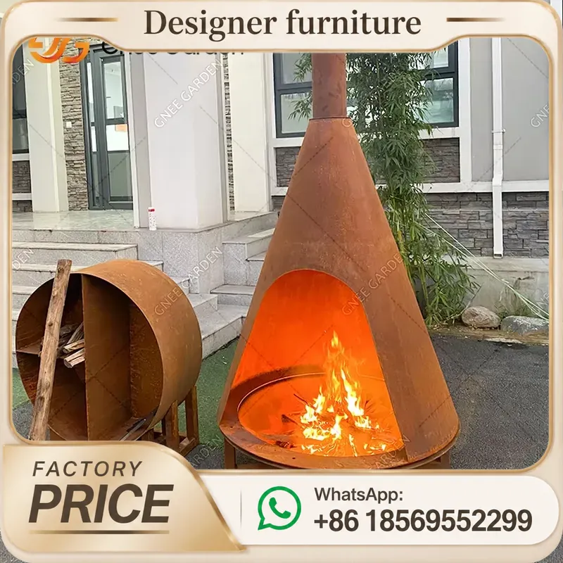 Przenośny piec na pellet z kom – Outdoor Furniture Metal recenzja i cena