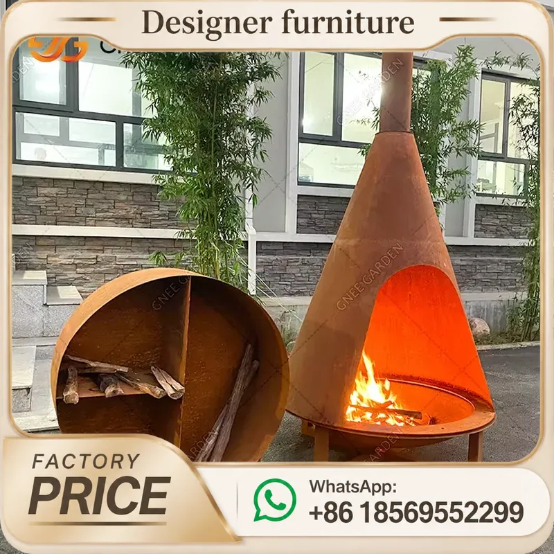Przenośny piec na pellet z kom – Outdoor Furniture Metal recenzja i cena