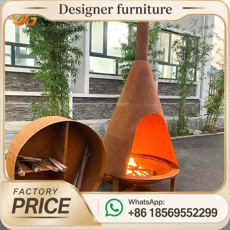 Przenośny piec na pellet z kom – Outdoor Furniture Metal recenzja i cena