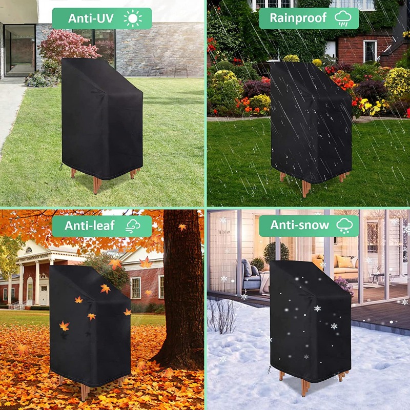 1/2 szt. Pokrowiec na krzesło  – Outdoor Furniture Covers Waterproof recenzja i cena