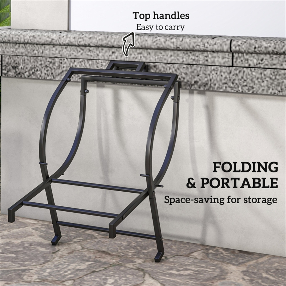 Stojak na drewno do kominka og – Outdoor Furniture Heavy recenzja i cena