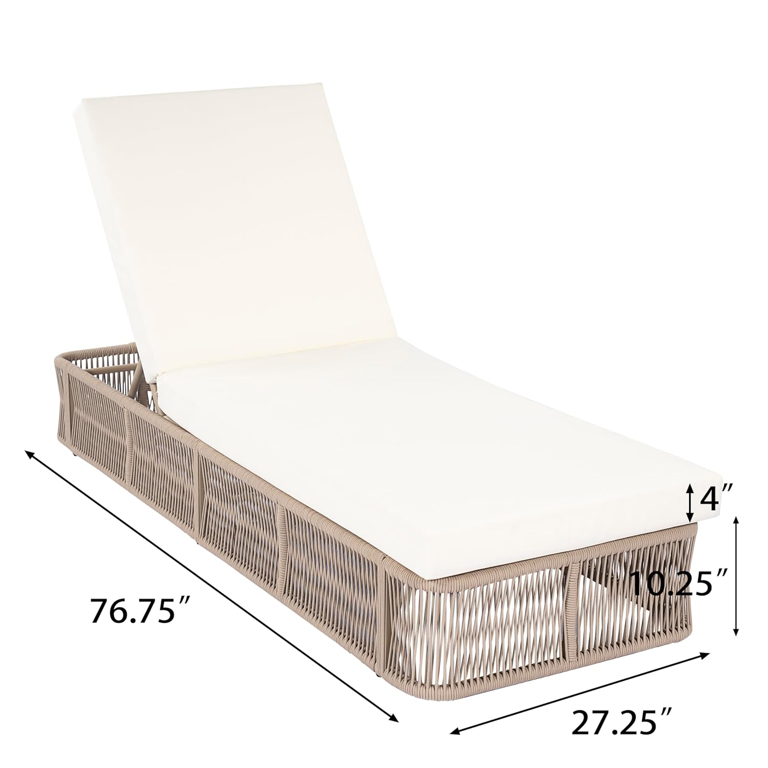 Krzesło wypoczynkowe z plecion – Outdoor Furniture Without Cushions recenzja i cena