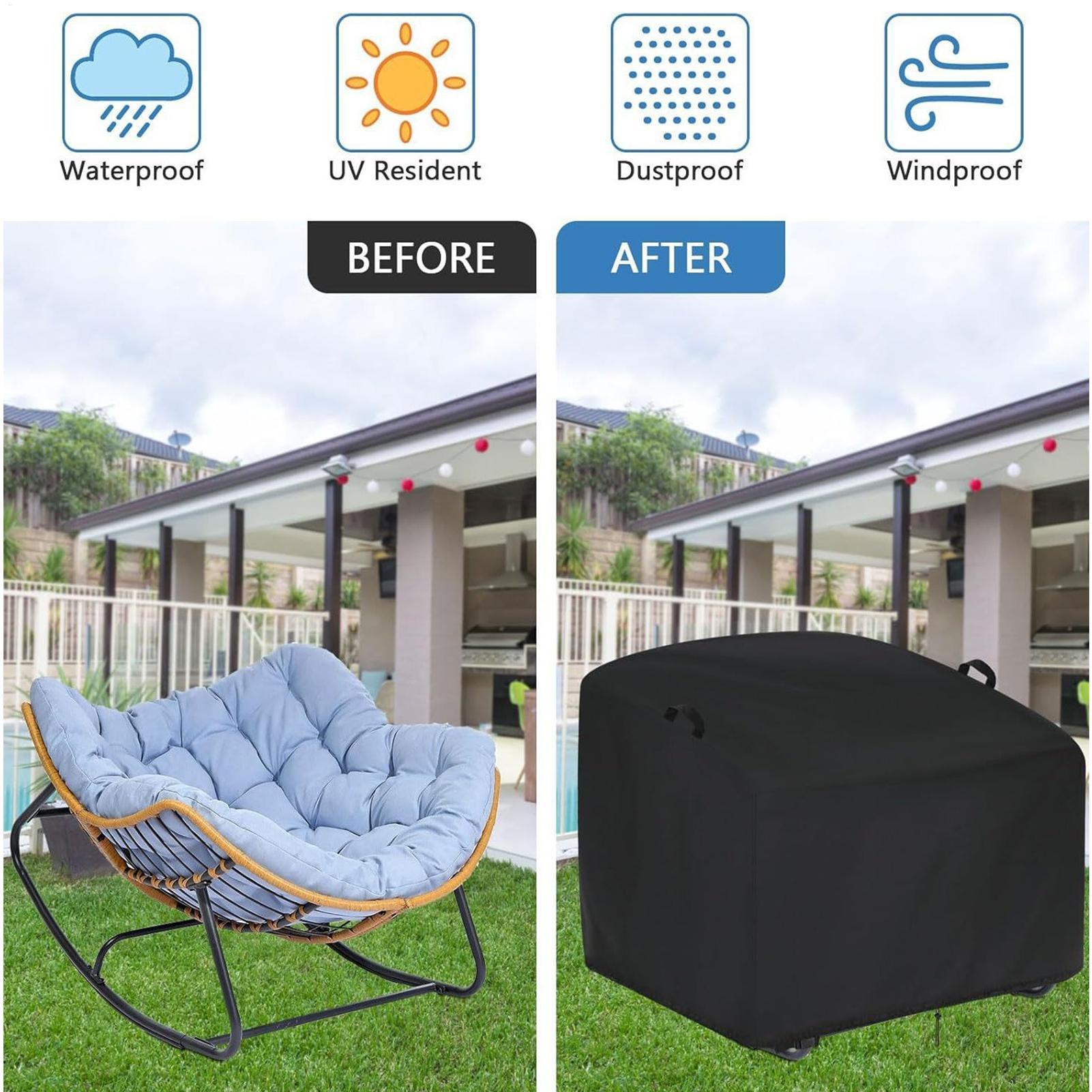 Pokrowce na fotele bujane Wodo – Rattan Lounge Set recenzja i cena