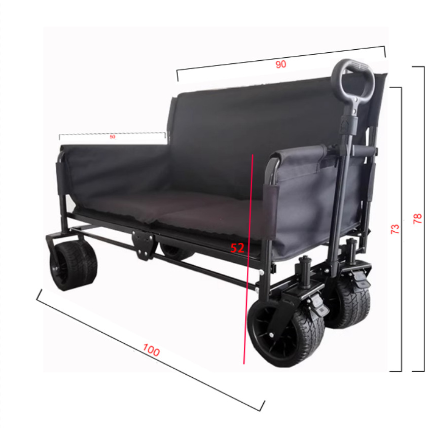 Wielofunkcyjny, składany wózek – Outdoor Furniture Metal recenzja i cena
