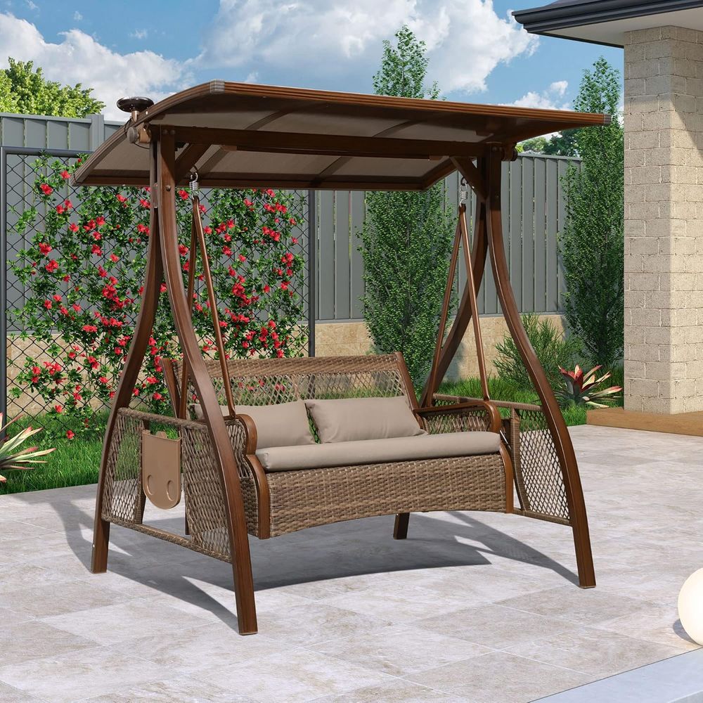 Huśtawka ogrodowa na patio dla – Outdoor Furniture Without Cushions recenzja i cena