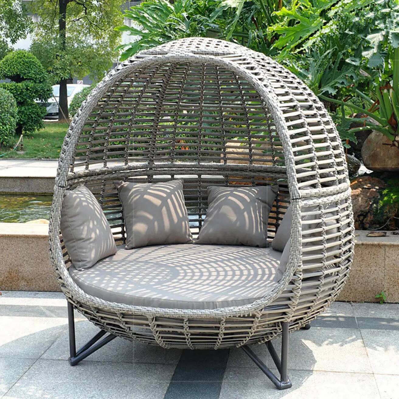 Nordycka leżanka ogrodowa z ba – Outdoor Daybed Furniture recenzja i cena