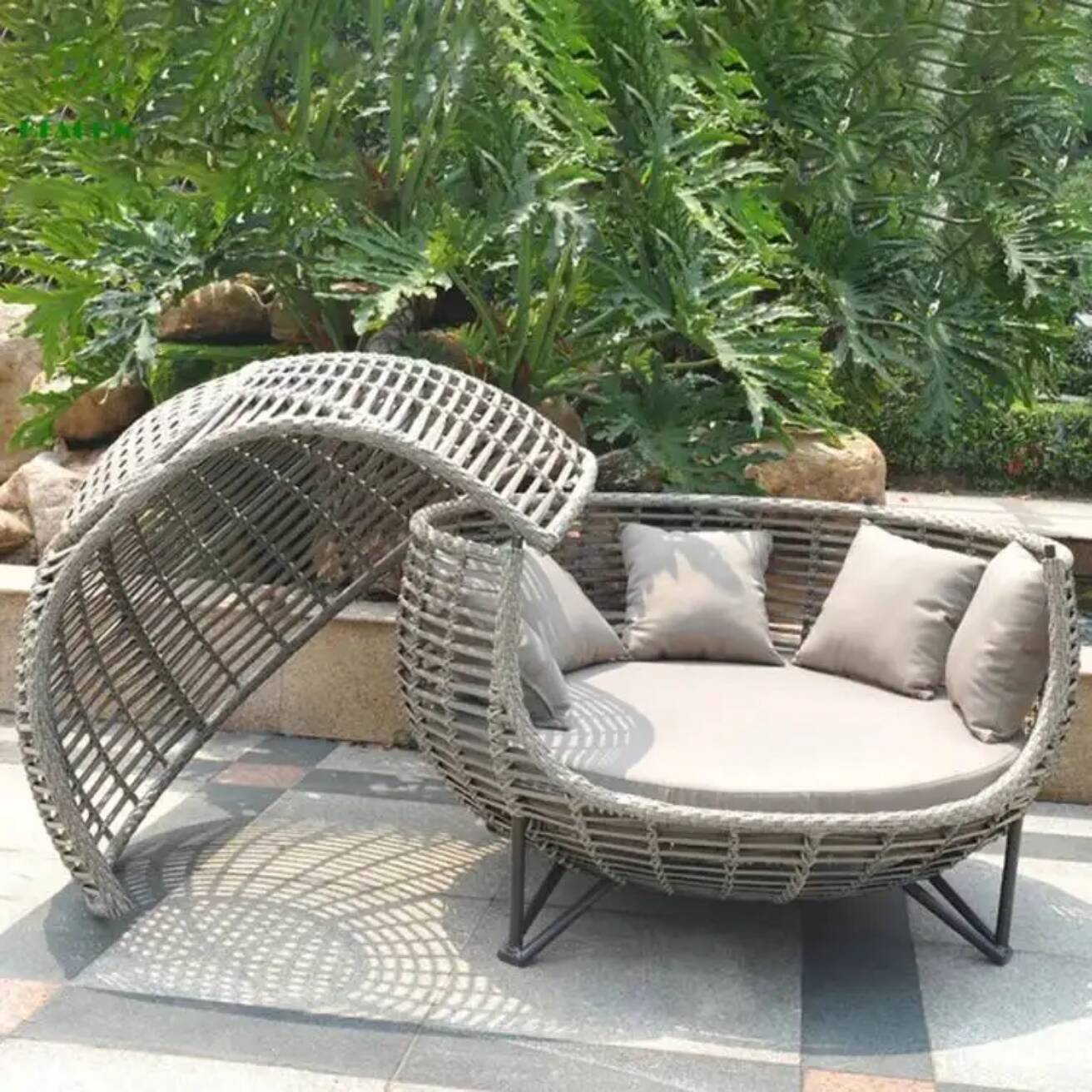 Nordycka leżanka ogrodowa z ba – Outdoor Daybed Furniture recenzja i cena