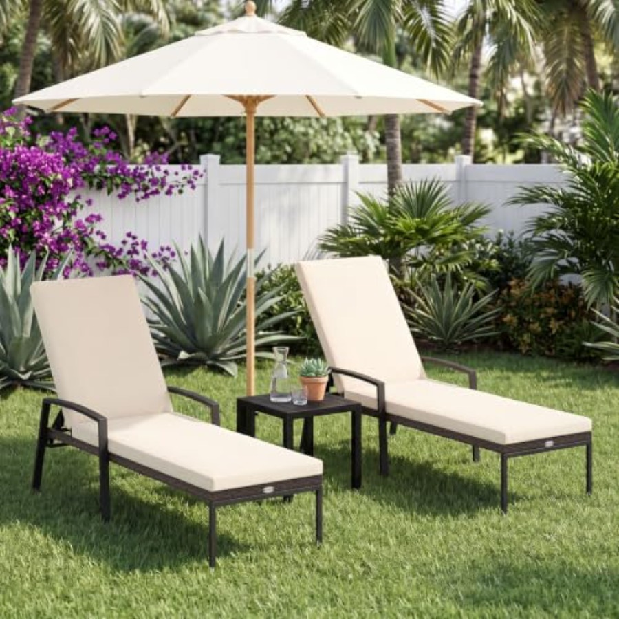 Zestaw mebli ogrodowych na pat – Rattan Lounge Set recenzja i cena