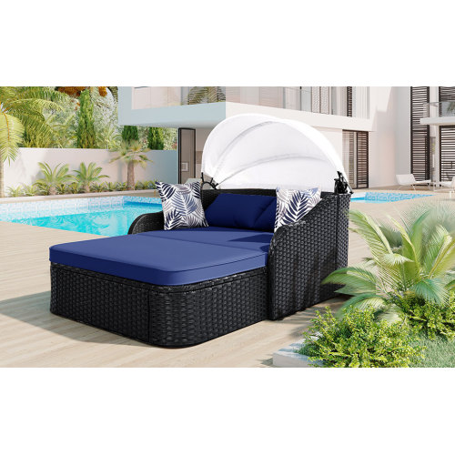 Leżanka ogrodowa 79,9 cala z r – Outdoor Daybed Furniture recenzja i cena