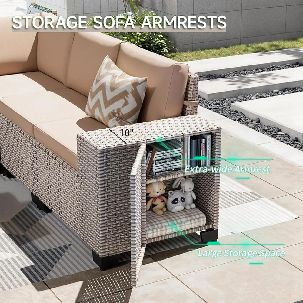7-częściowy zestaw mebli ogrod – Outdoor Furniture Fire Table recenzja i cena