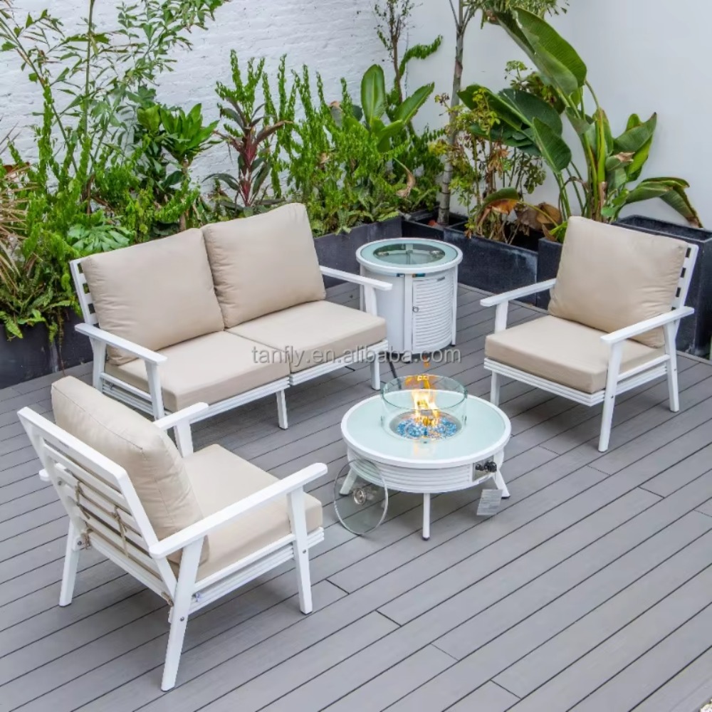 Zestaw mebli ogrodowych do wil – Outdoor Furniture Fire Table recenzja i cena