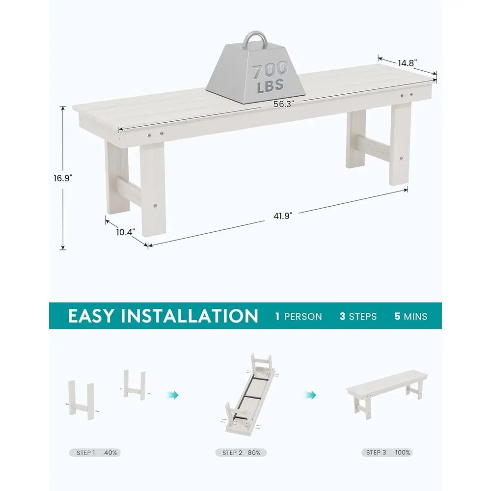 Ławka ogrodowa dla 2 osób, odp – Outdoor Furniture Polywood recenzja i cena