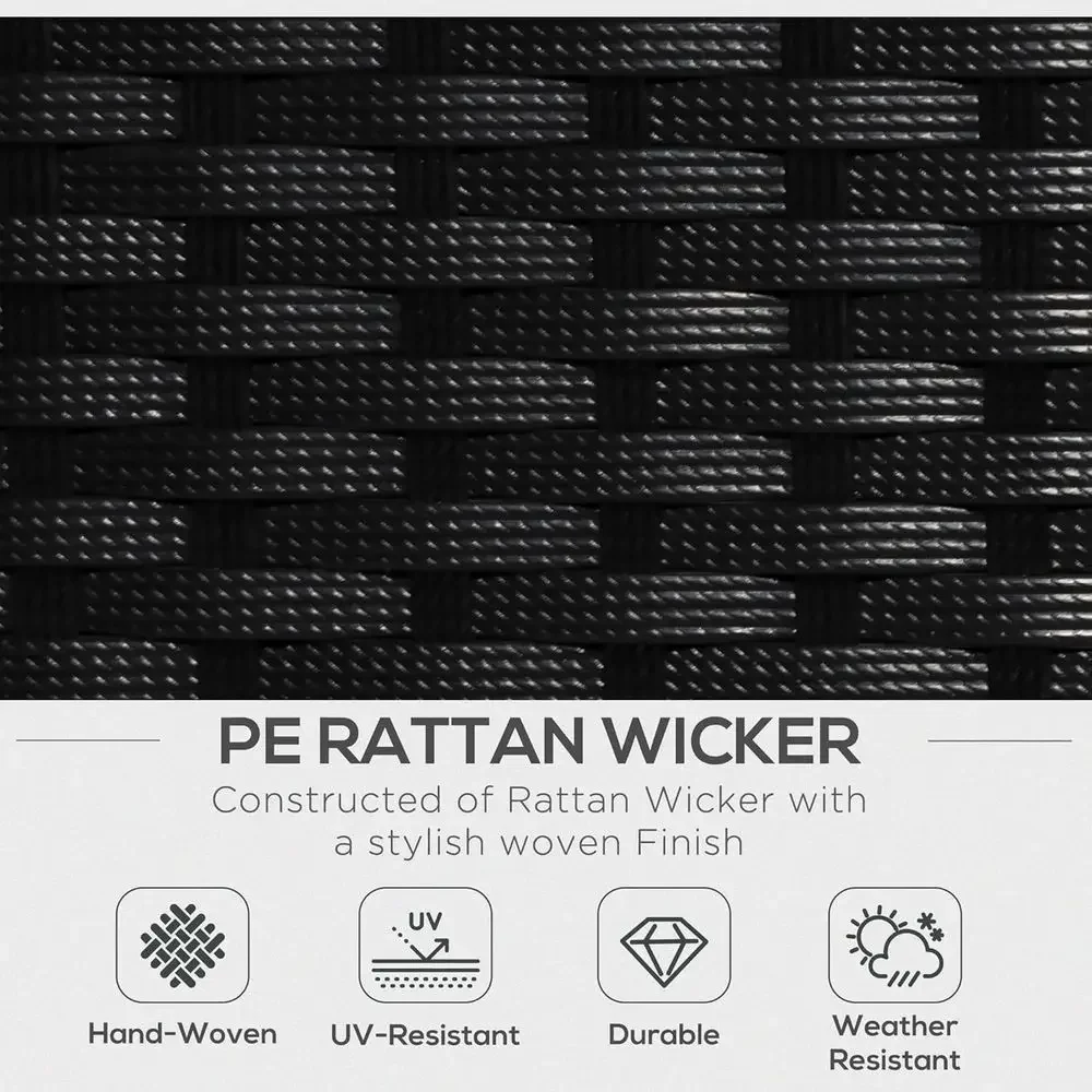 Niebieski narożnik rattanowy w – Rattan Lounge Set recenzja i cena
