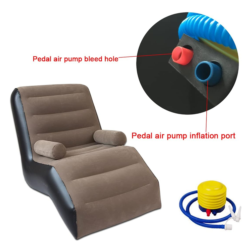 Składana dmuchana sofa, nadmuc – Outdoor Daybed Furniture recenzja i cena