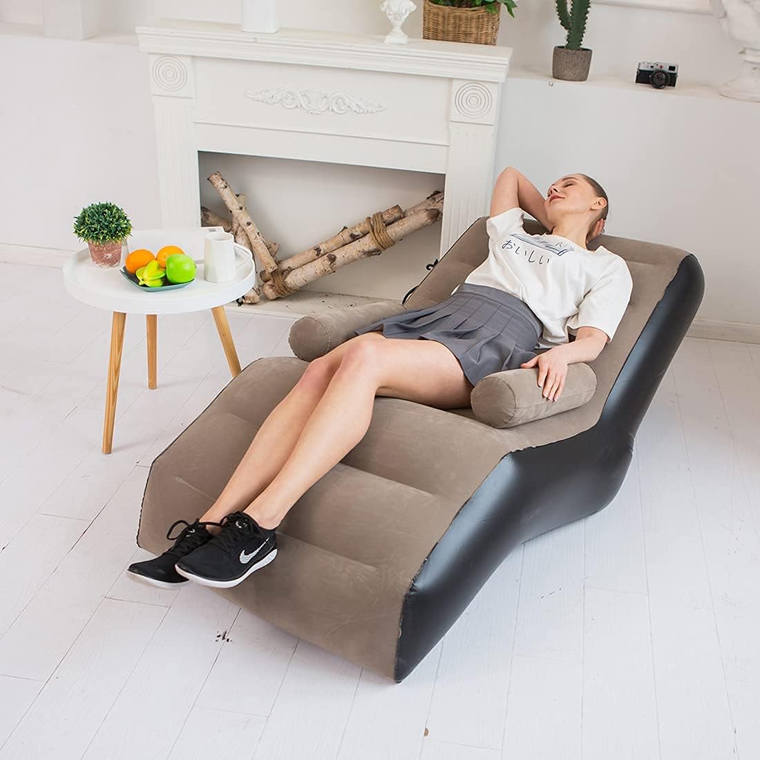 Składana dmuchana sofa, nadmuc – Outdoor Daybed Furniture recenzja i cena