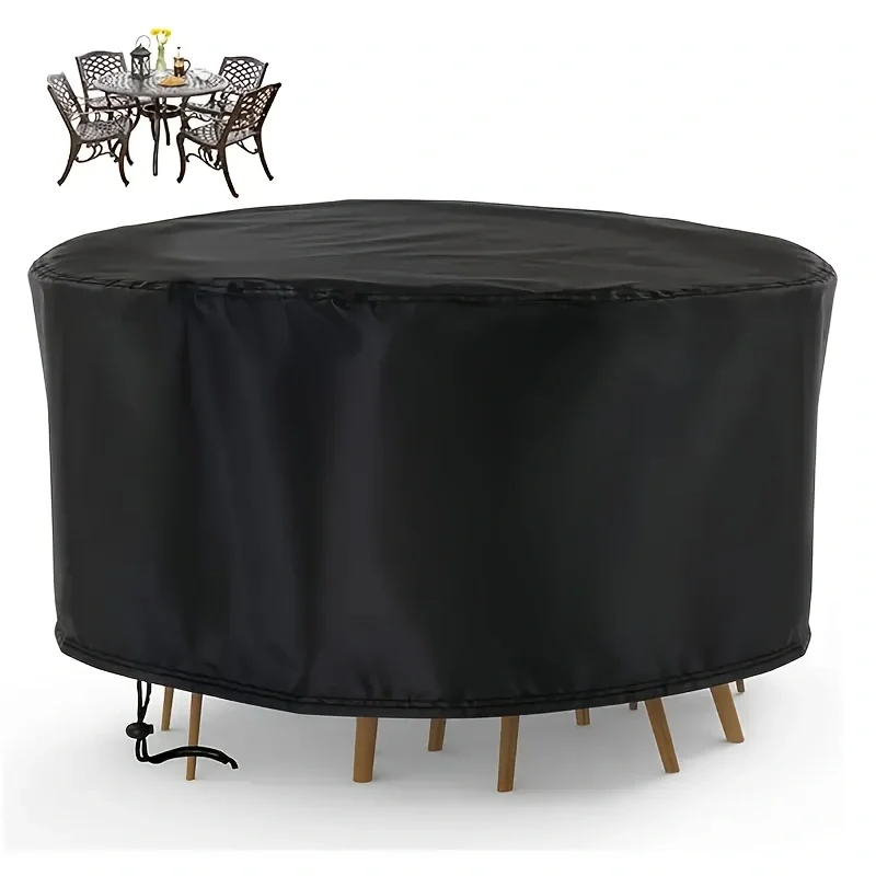 Wodoodporny okrągły pokrowiec  – Outdoor Furniture Covers Waterproof recenzja i cena