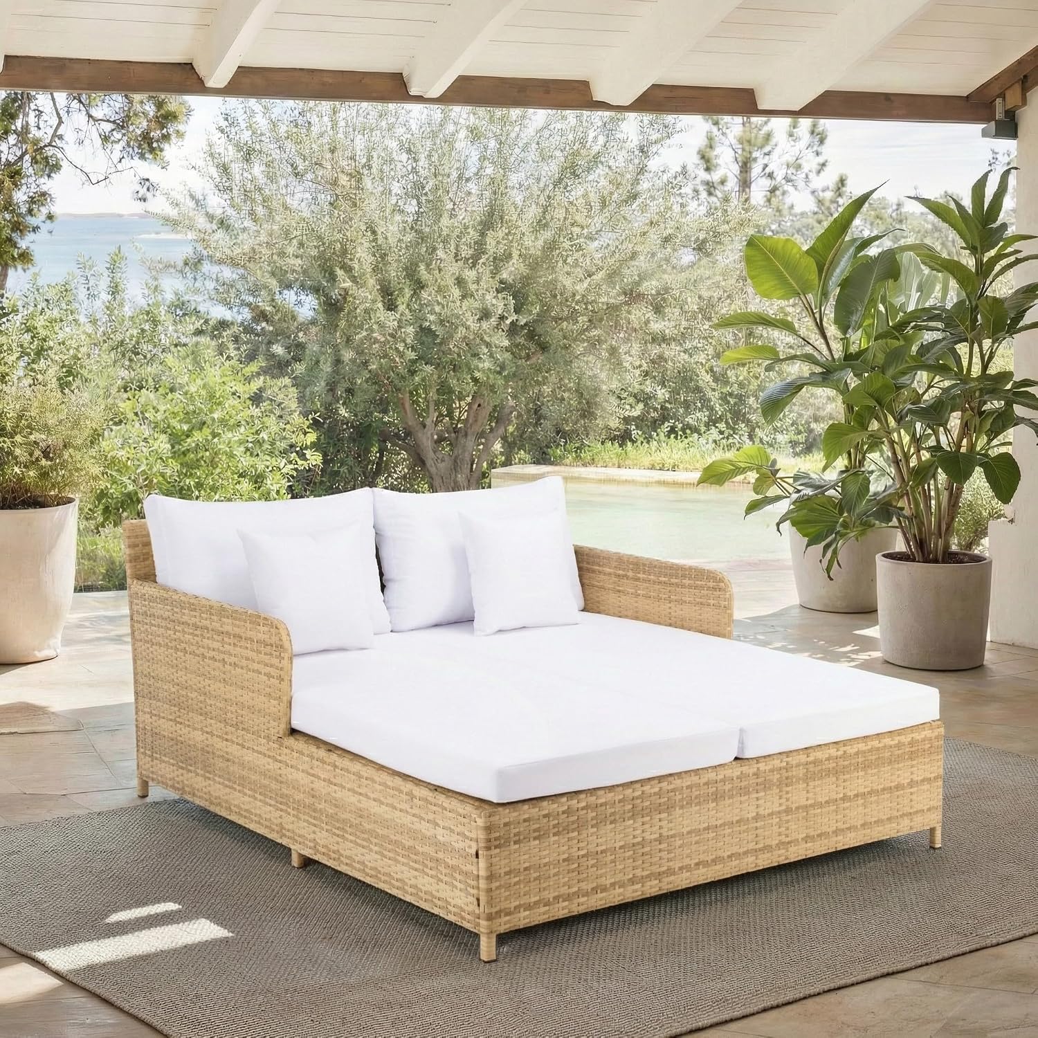 Leżanka ogrodowa Cadeo z natur – Outdoor Daybed Furniture recenzja i cena