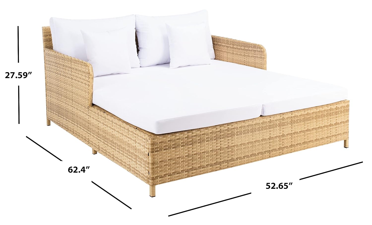 Leżanka ogrodowa Cadeo z natur – Outdoor Daybed Furniture recenzja i cena